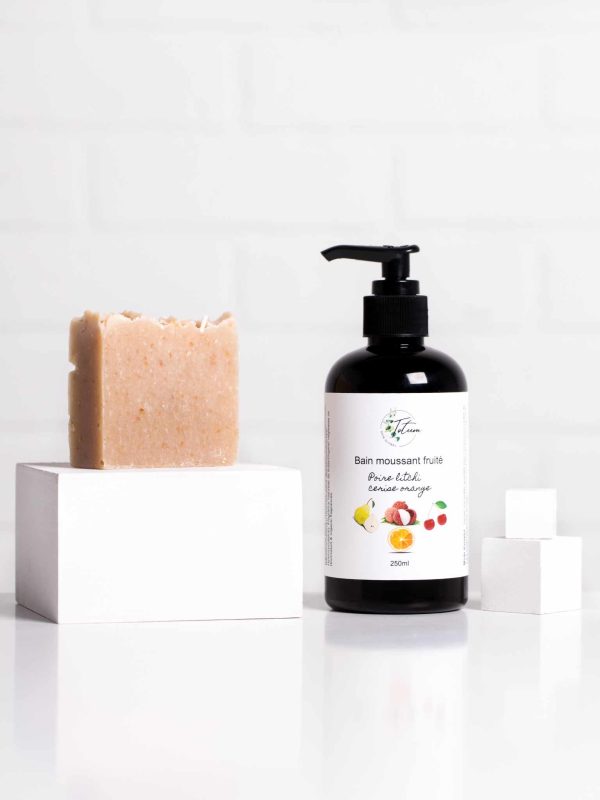 Duo-Bain moussant fruité & Savon noix de coco et fleur de vanille
