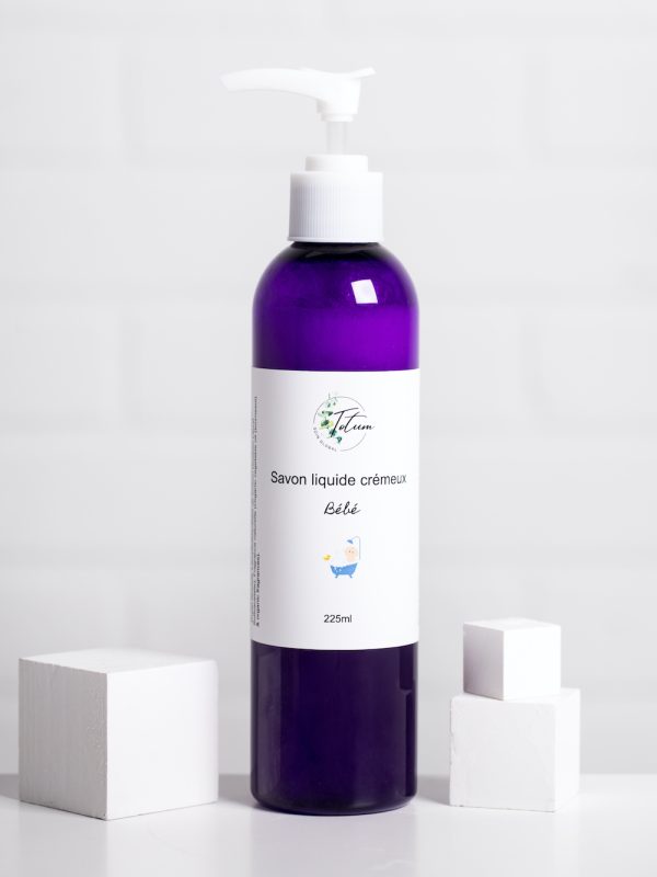 savon liquide crémeux bebe
