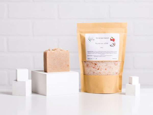 Duo-Sel de bain tropical
